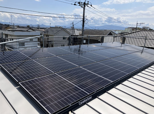 株式会社ケンセイ「太陽光発電」の施工実績